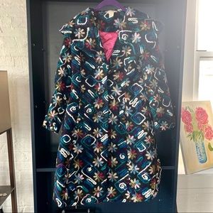 Sundance Embroidered Floral Coat